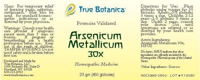 Display Panel (Arsenicum Metallicum 30x 25 Gm V1 6 2013)